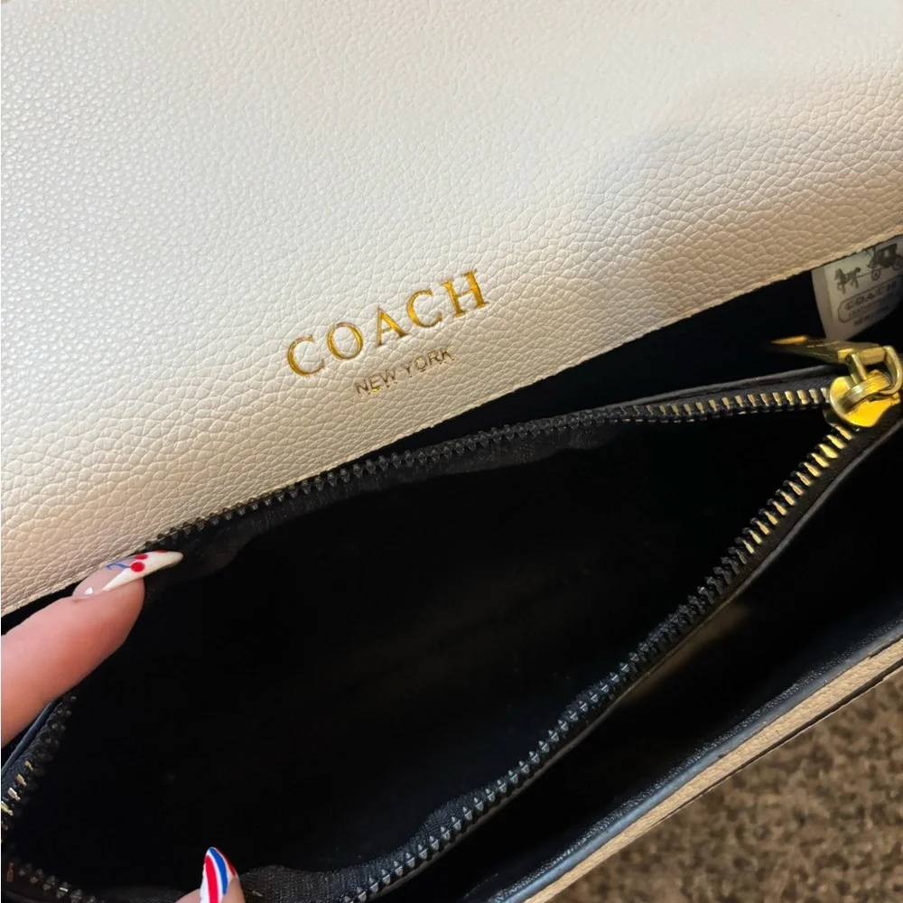 White Tabby Purse